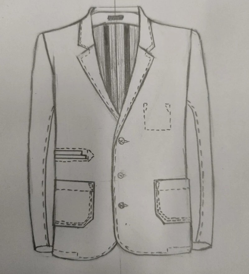 ý tưởng vẽ trang phục nam