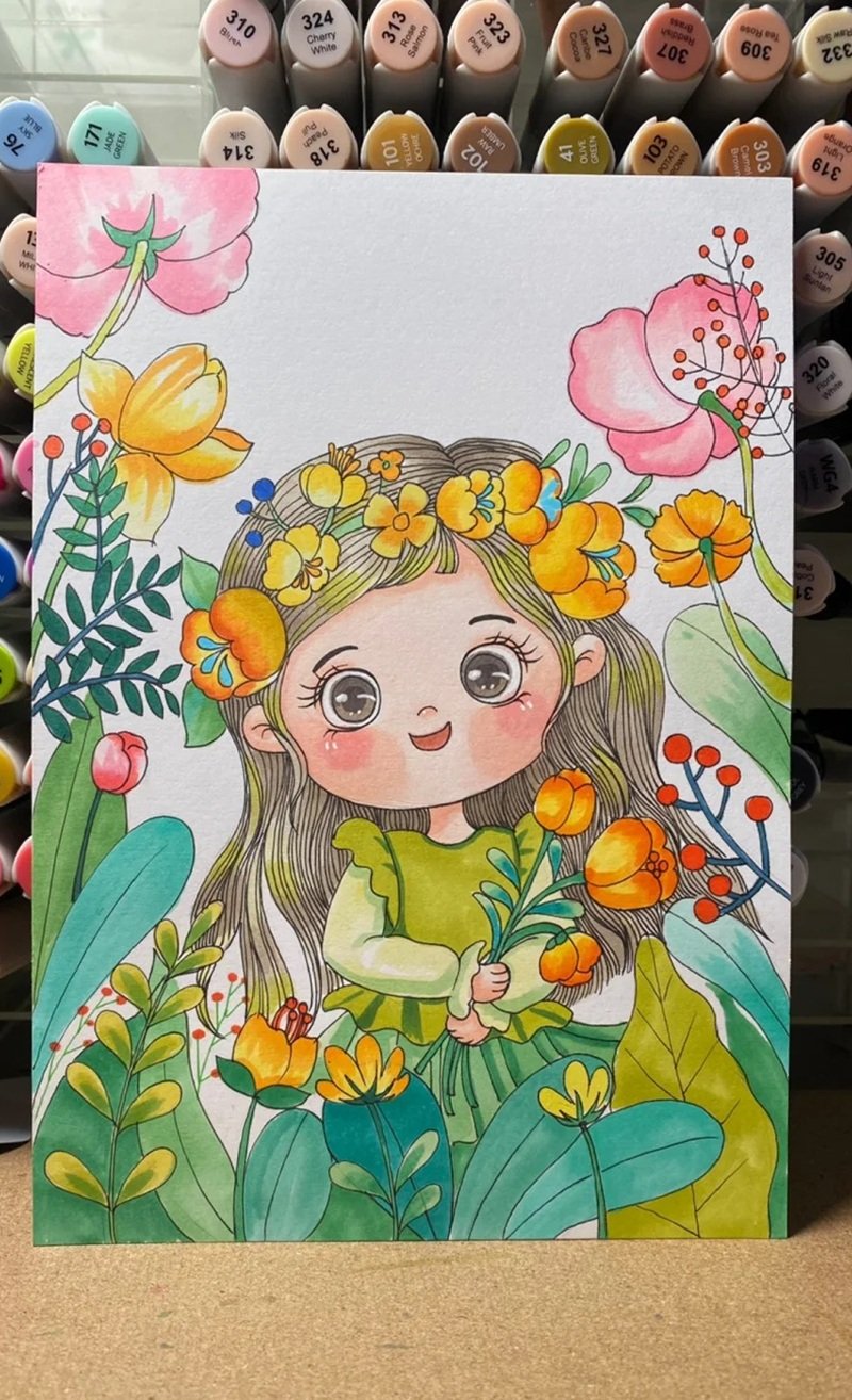 ý tưởng vẽ tranh anime 29