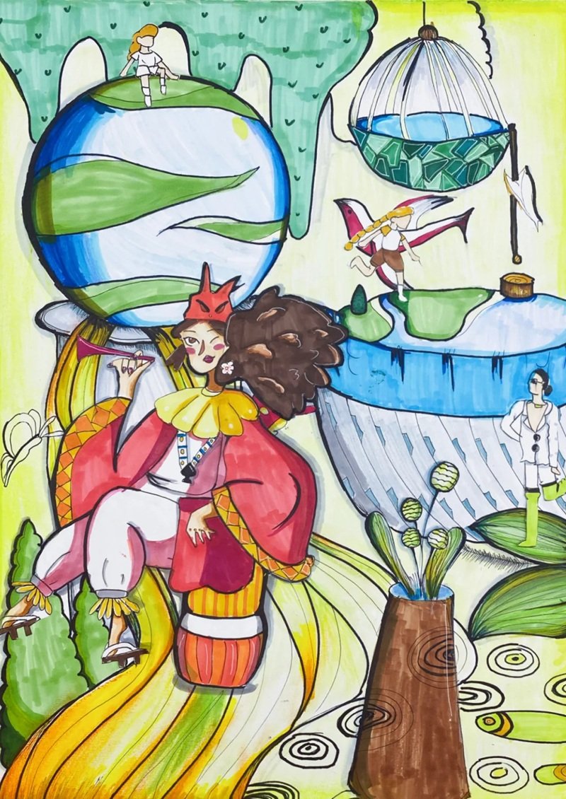 ý tưởng vẽ tranh bảo vệ môi trường 1