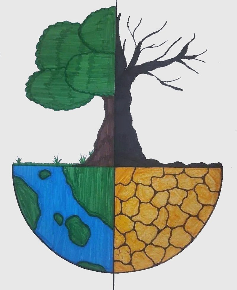 ý tưởng vẽ tranh bảo vệ môi trường 18