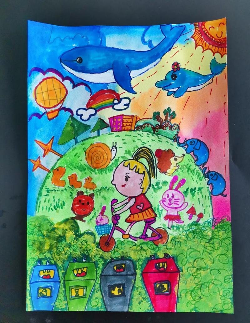 ý tưởng vẽ tranh bảo vệ môi trường 19