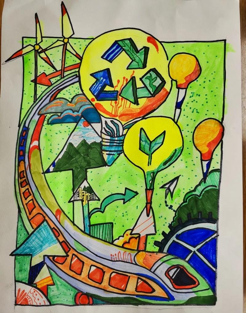 ý tưởng vẽ tranh bảo vệ môi trường 22