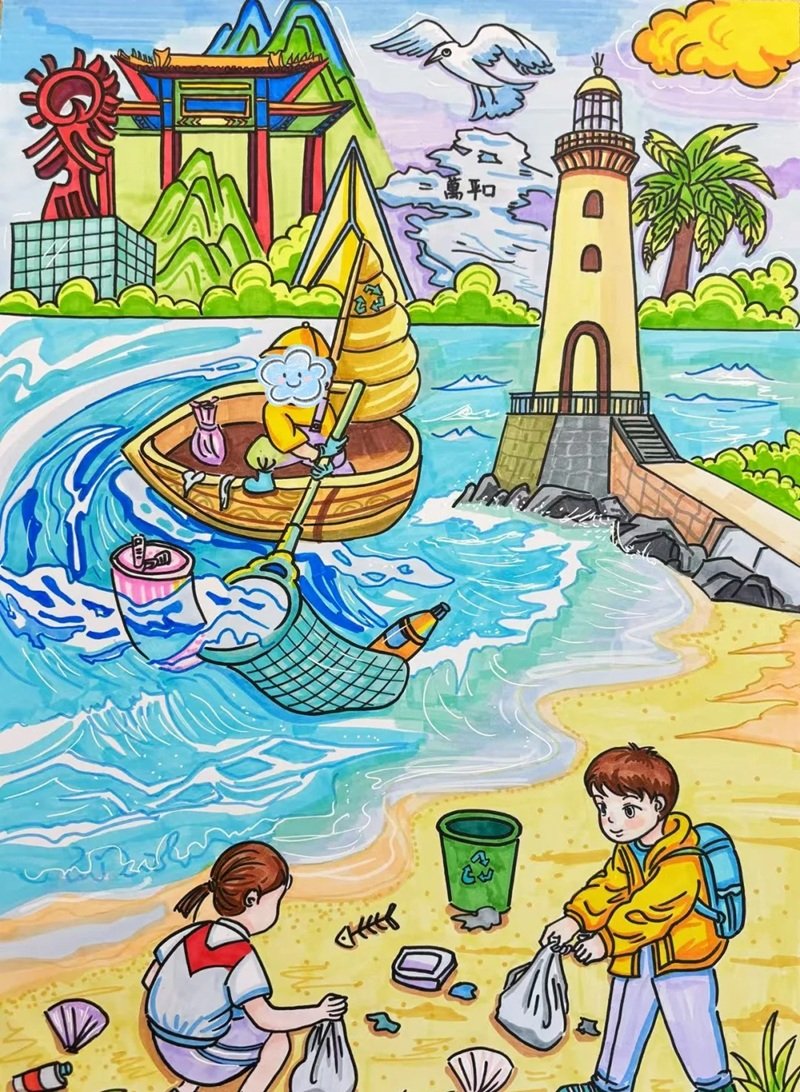 ý tưởng vẽ tranh bảo vệ môi trường 24