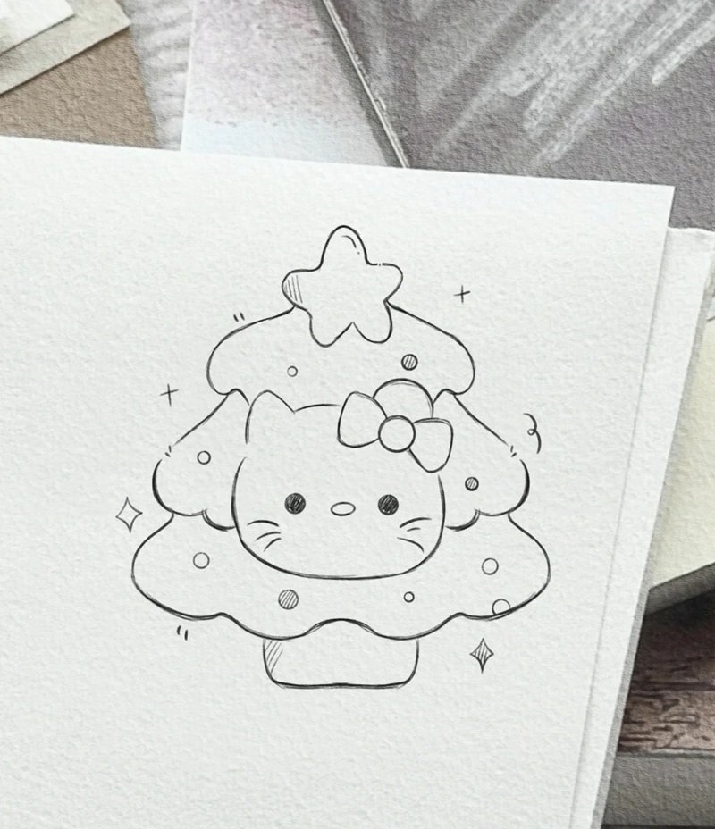 ý tưởng vẽ tranh cute 34