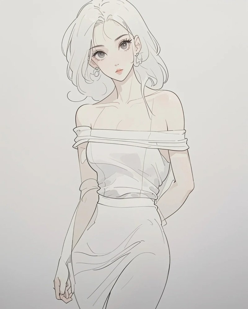 ý tưởng vẽ váy 12