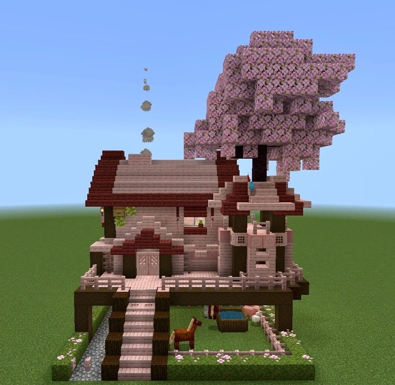 ý tưởng xây nhà minecraft 12