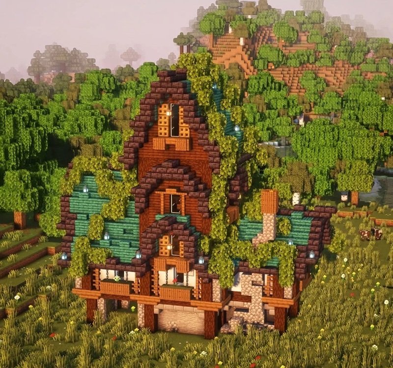 ý tưởng xây nhà minecraft 20