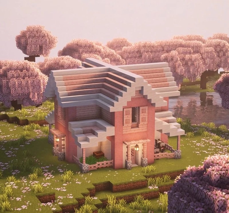 ý tưởng xây nhà minecraft 22