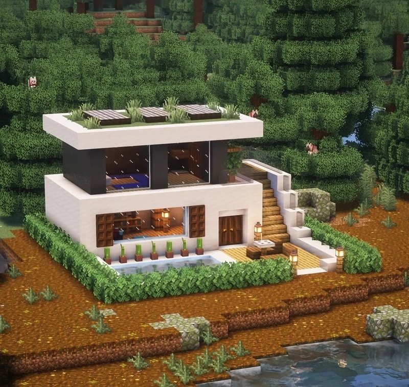 ý tưởng xây nhà minecraft 27