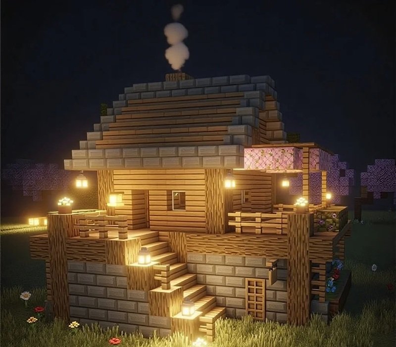 ý tưởng xây nhà minecraft 33