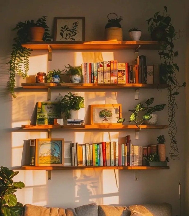 ý tưởng xếp sách 10