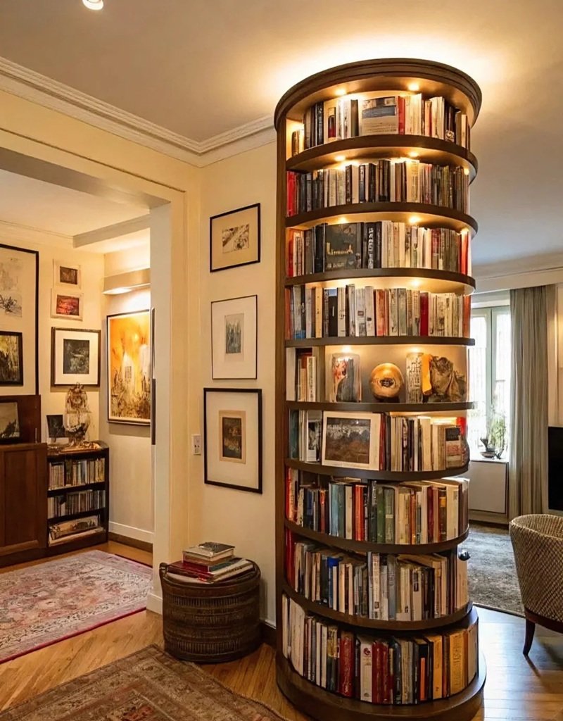 ý tưởng xếp sách 5