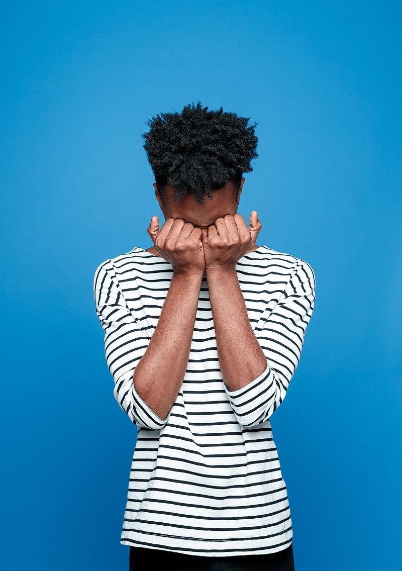 Ảnh Anh Da Đen Khóc 13