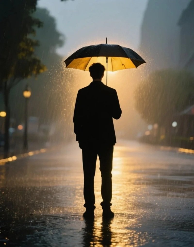 Ảnh Đi Dưới Mưa Buồn 20