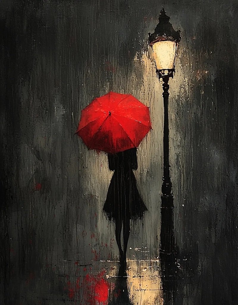 Ảnh Đi Dưới Mưa Buồn 34