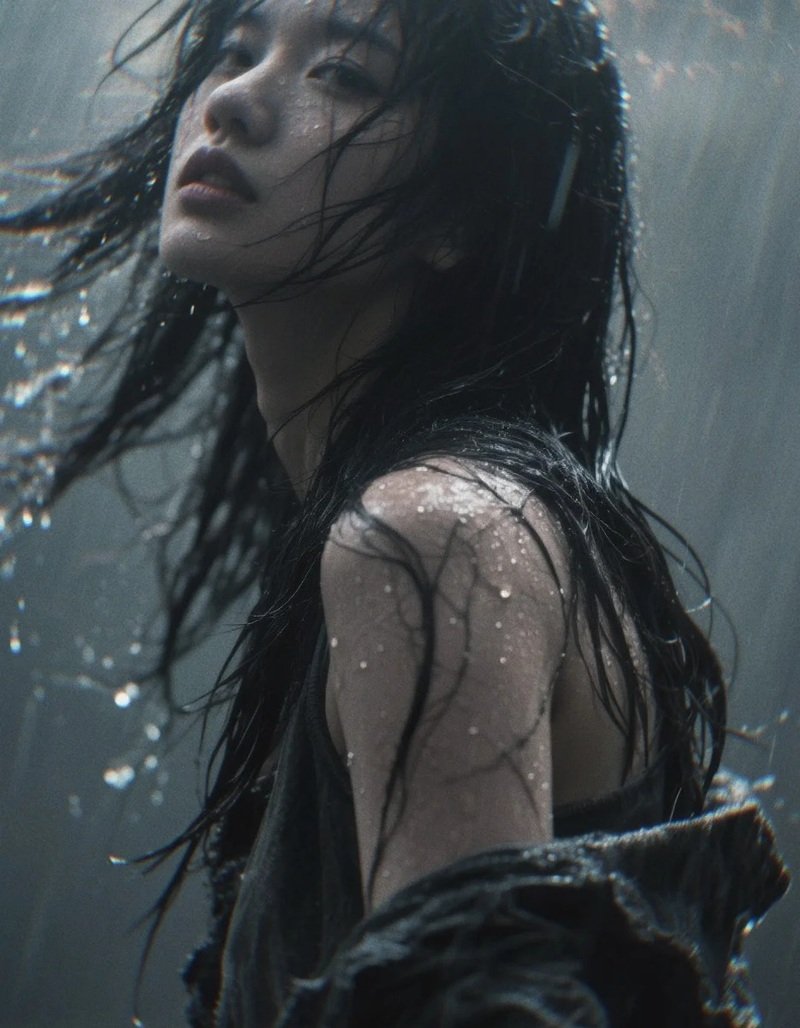 Ảnh Đi Dưới Mưa Buồn 9