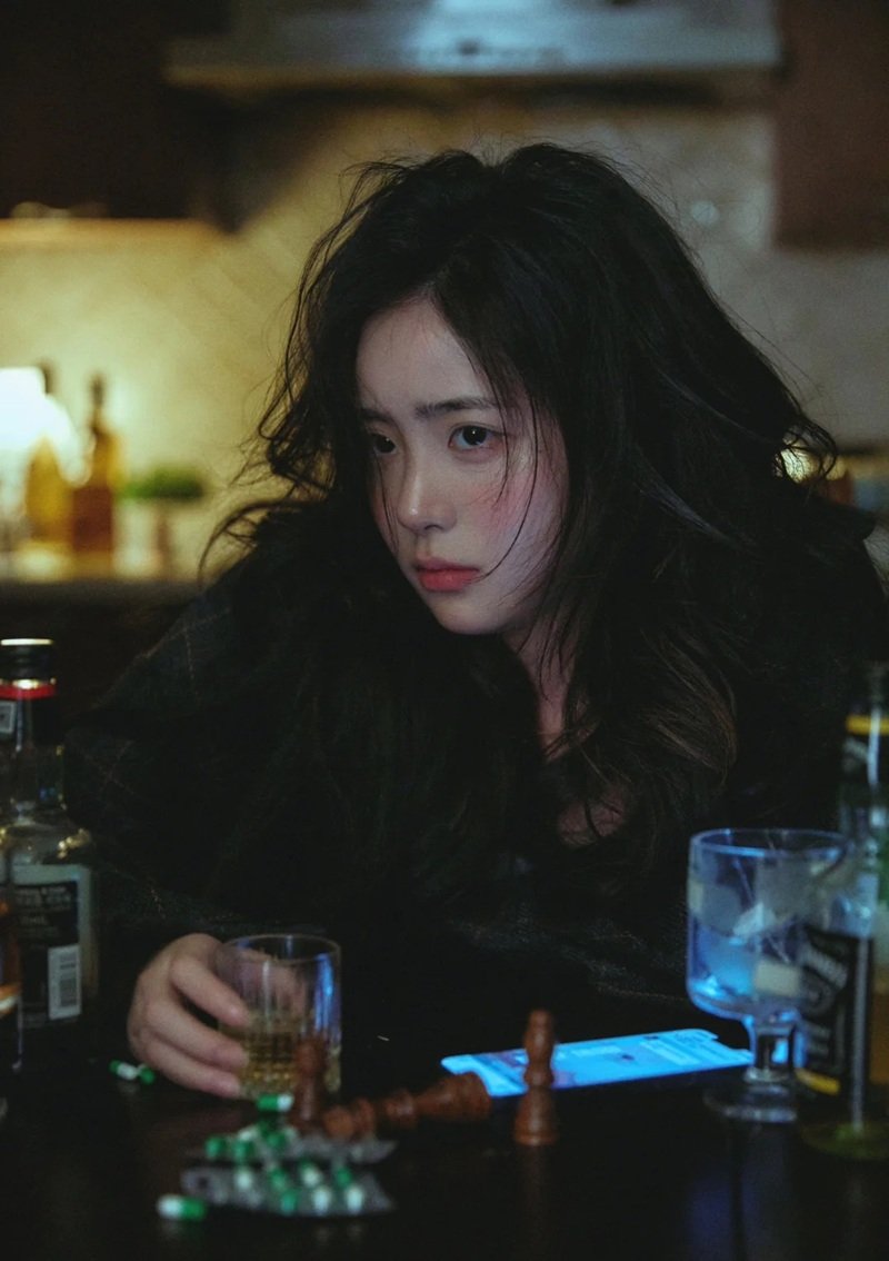 Ảnh Uống Rượu Buồn 15