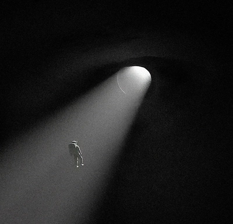 ảnh buồn màu đen 31