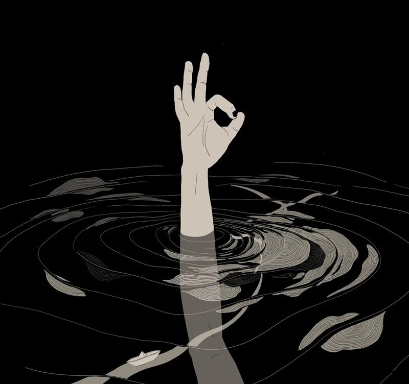 ảnh buồn trắng đen 2