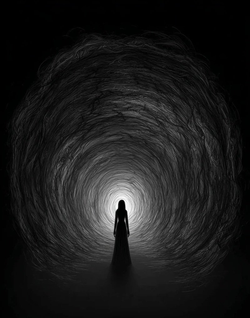 ảnh buồn trắng đen 3