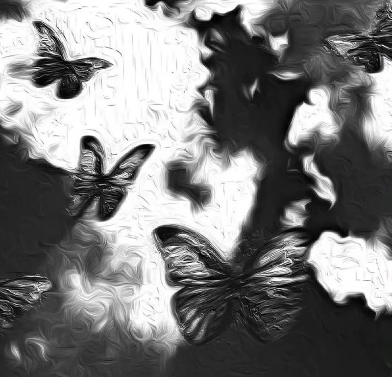 ảnh buồn trắng đen 37