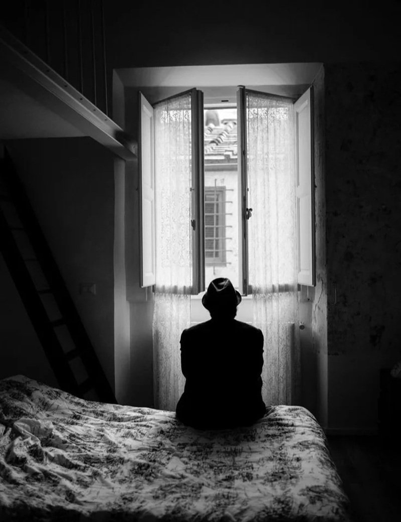 ảnh buồn về cuộc sống bế tắc