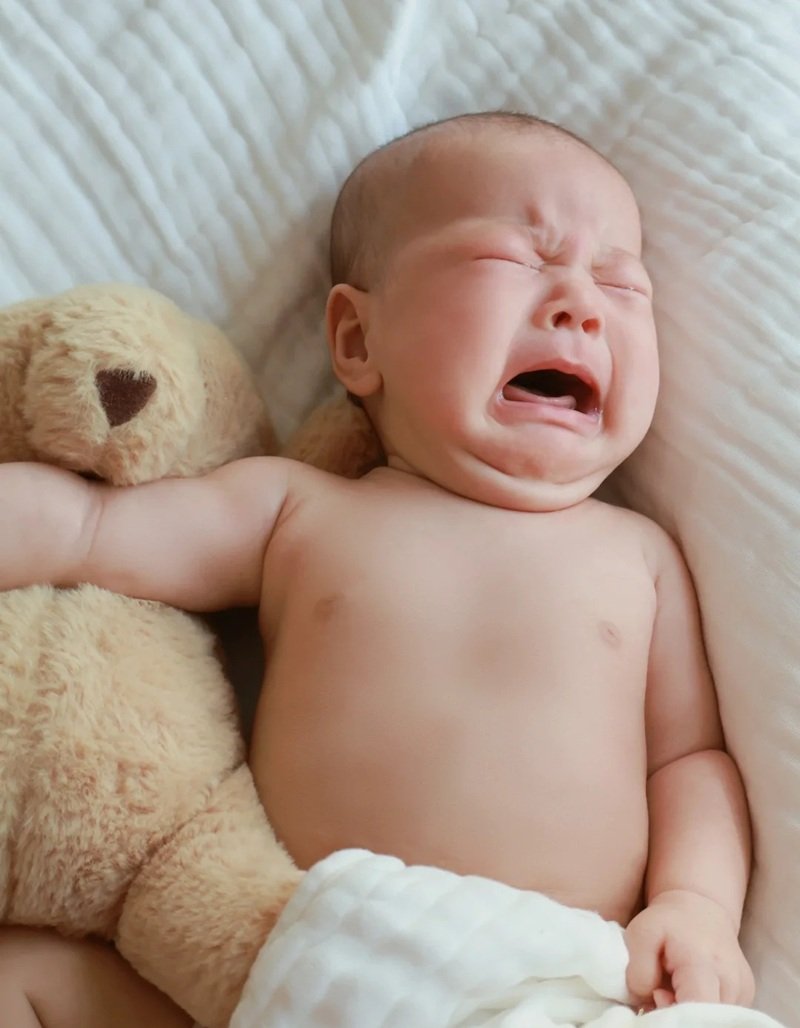 ảnh em bé khóc cute 12