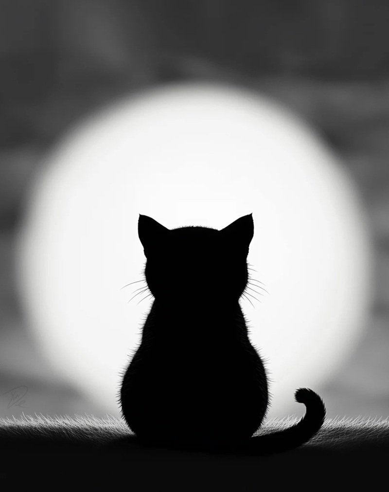 ảnh mèo buồn 13