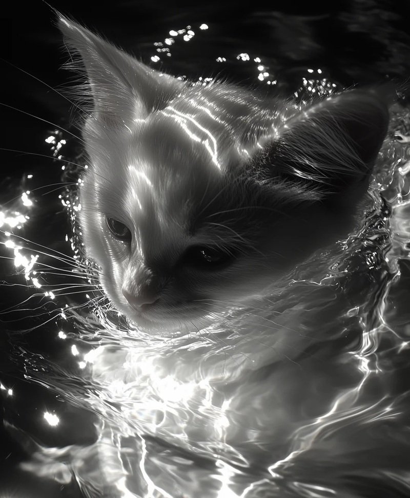 ảnh mèo buồn 39