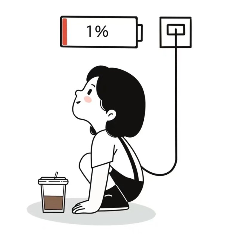 ảnh mệt mỏi cute 2