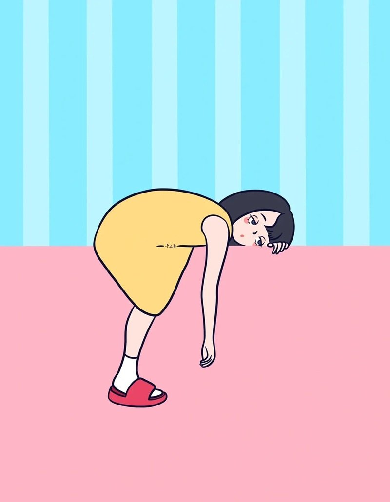 ảnh mệt mỏi cute 28