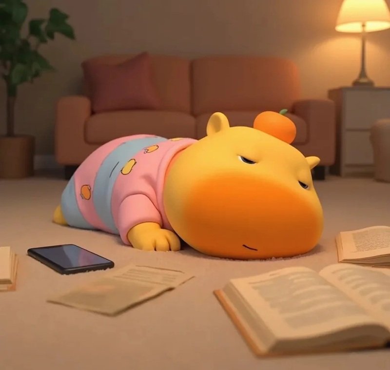 ảnh mệt mỏi cute 9