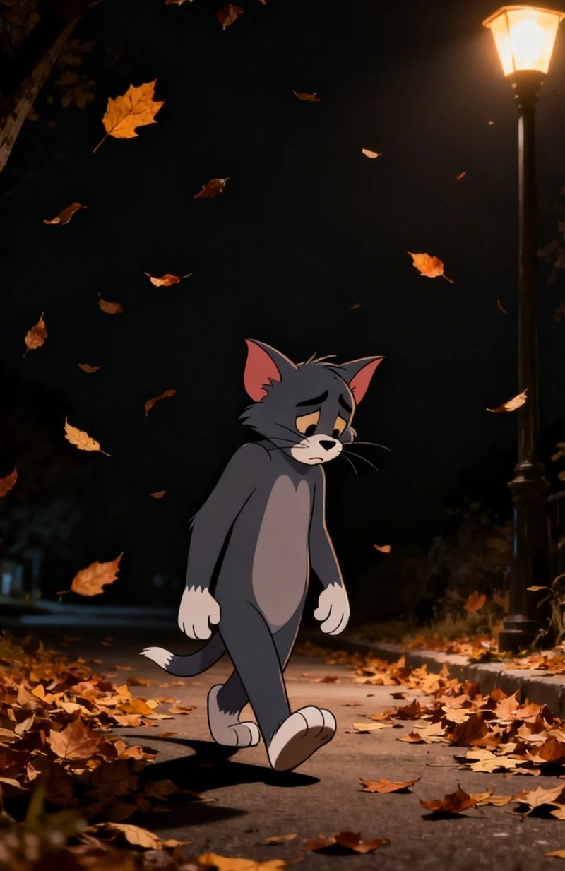 ảnh tôm và jerry buồn 12