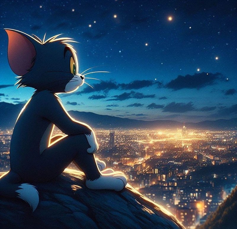 ảnh tôm và jerry buồn 20