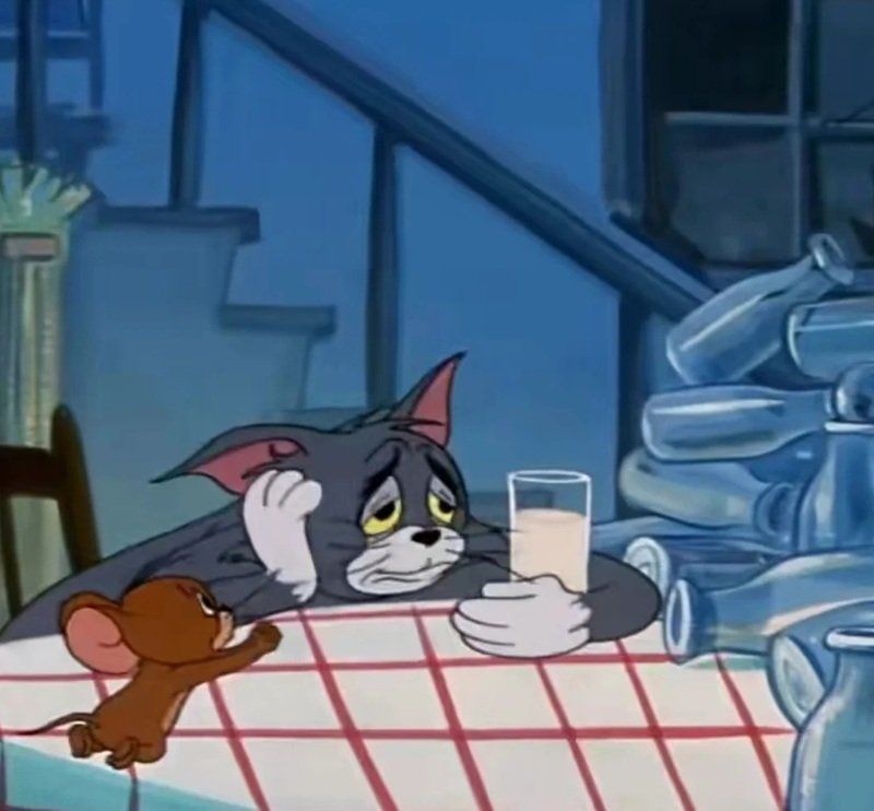 ảnh tôm và jerry buồn 22