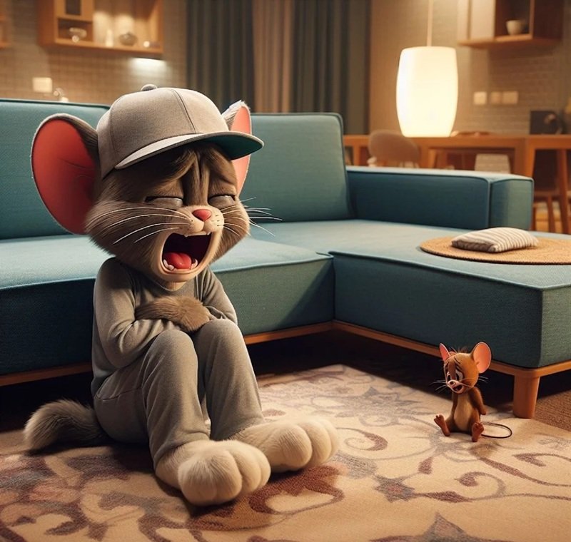 ảnh tôm và jerry buồn 30