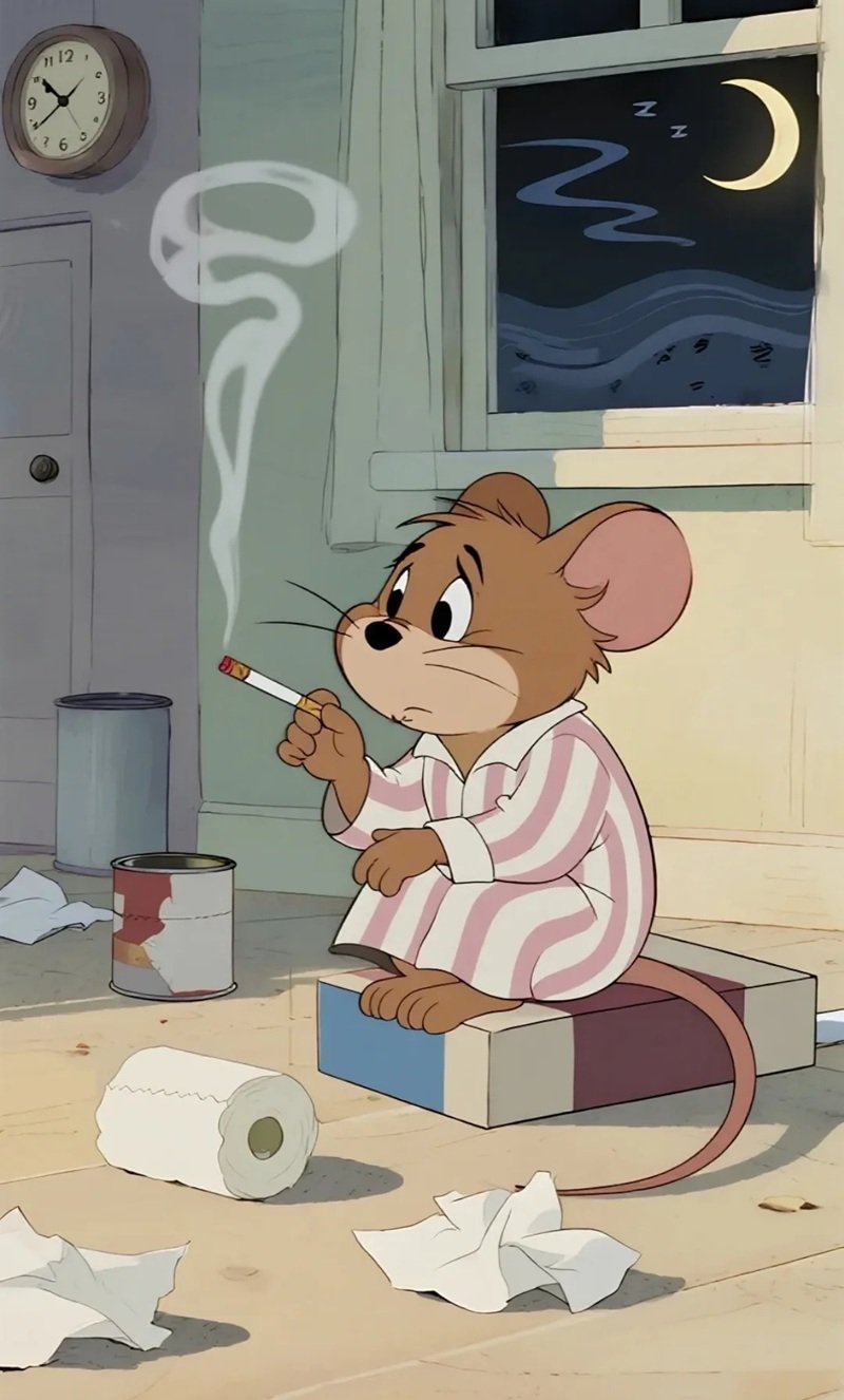 ảnh tôm và jerry buồn 32