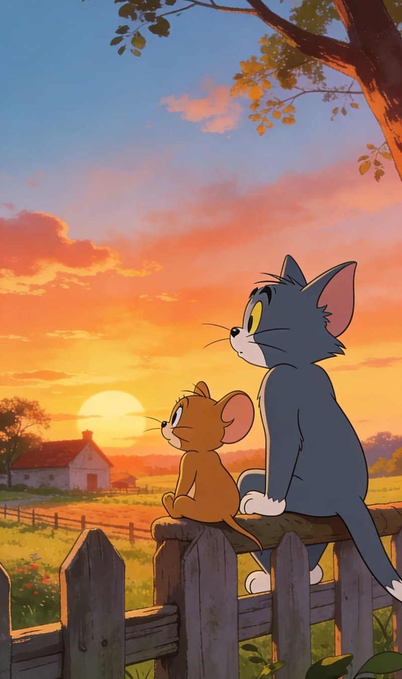 ảnh tôm và jerry buồn 33