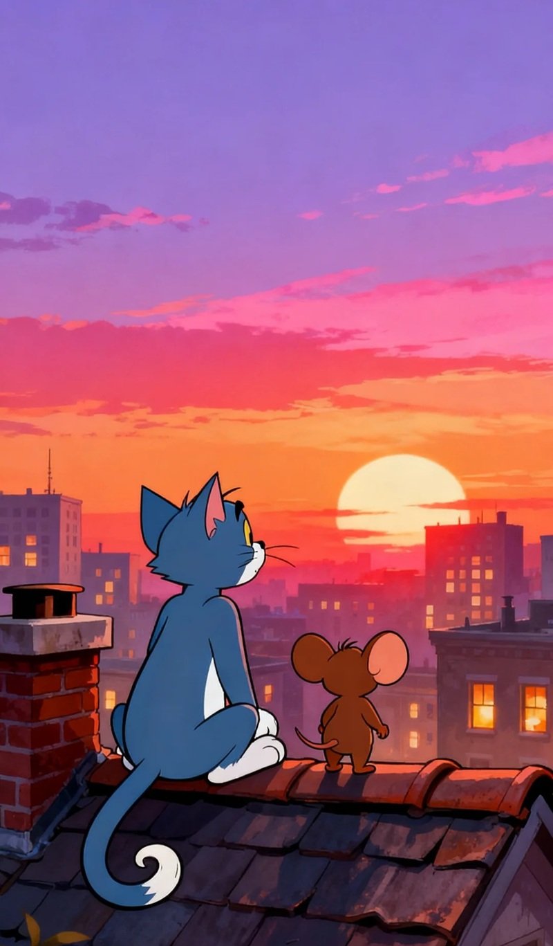 ảnh tôm và jerry buồn 37