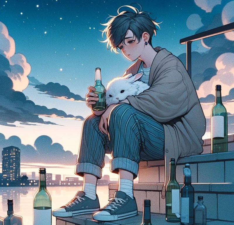 hình ảnh nhậu 1 mình 5