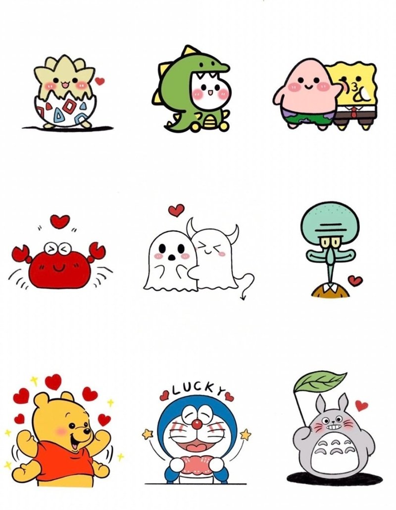 nhãn dán messenger 28