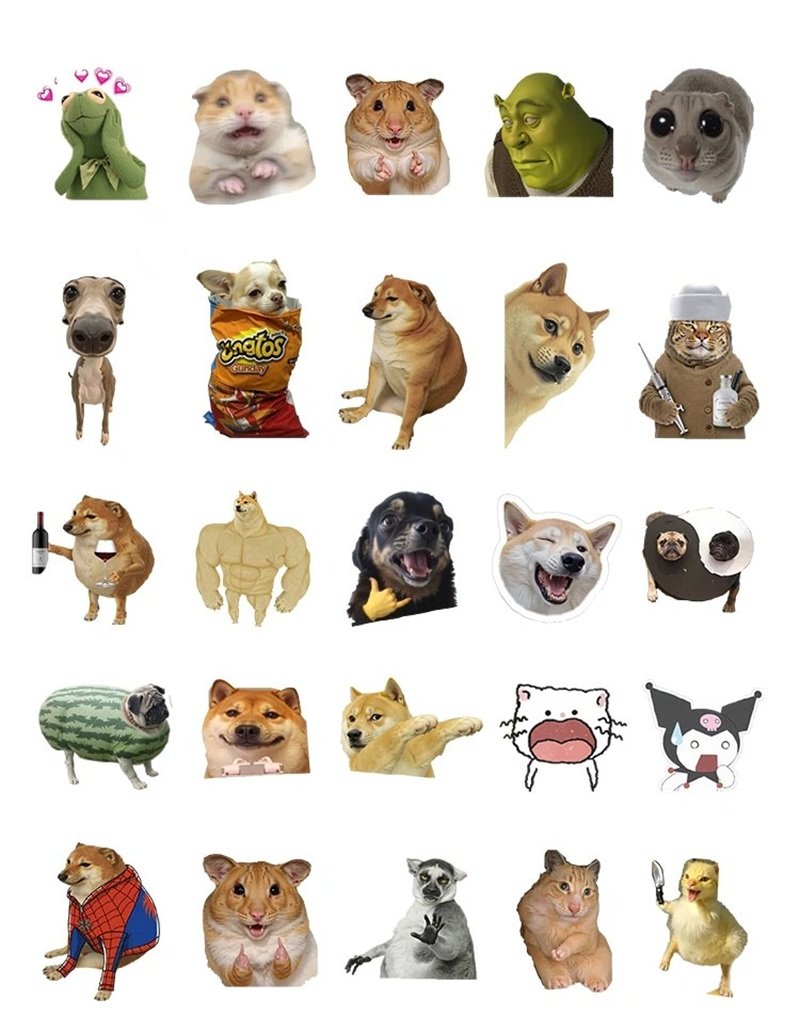 nhãn dán messenger 8