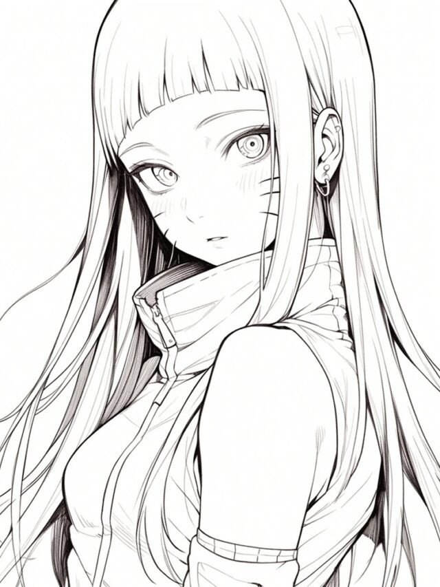 90+ Tranh tô màu anime girl ngầu cho người thích sáng tạo