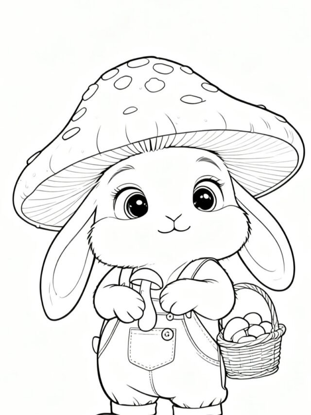 Tuyển chọn 90+ tranh tô màu con thỏ đáng yêu nhất