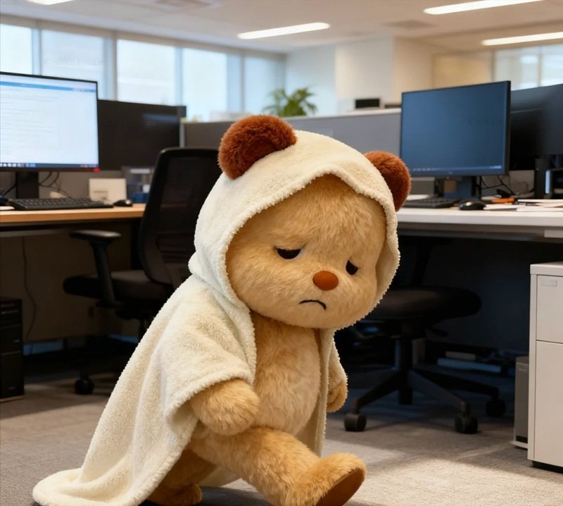 hình ảnh mệt mỏi đáng yêu 1