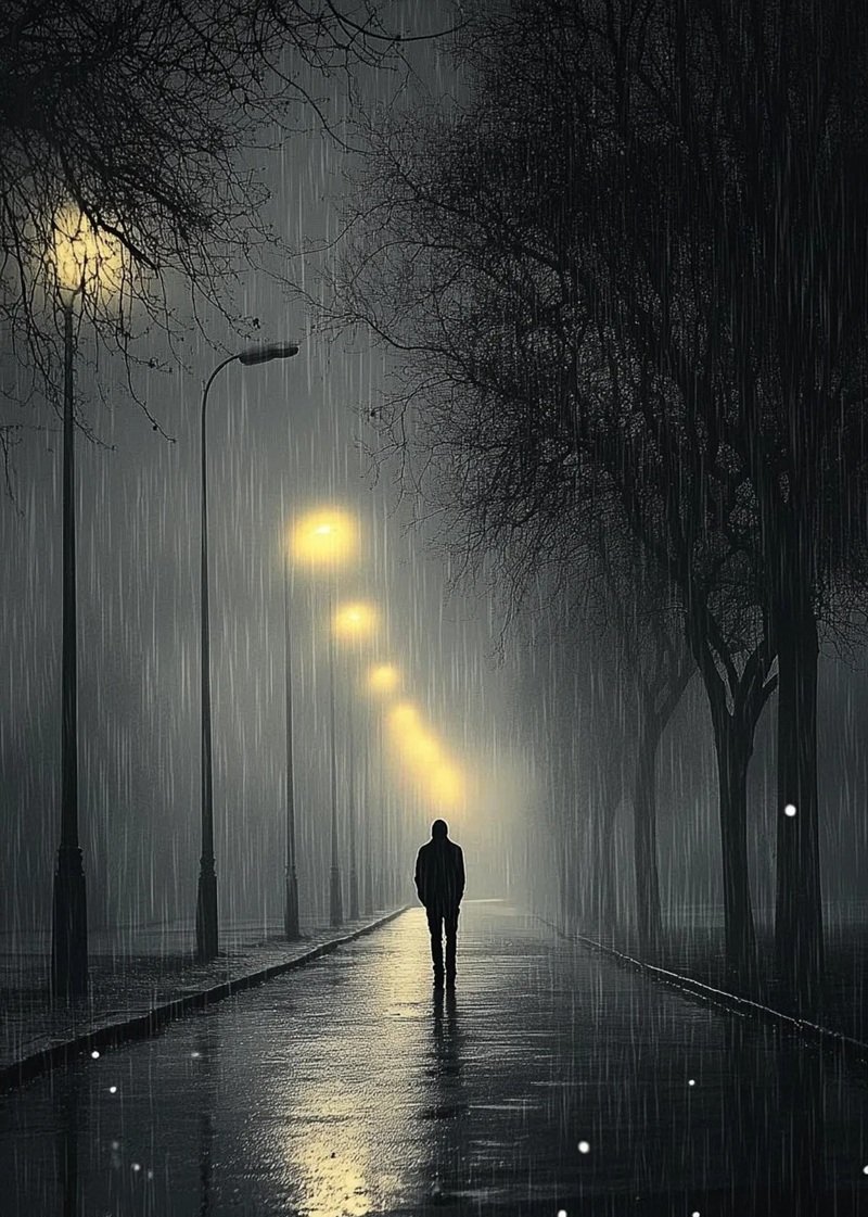 hình ảnh mưa buồn trên phố 24