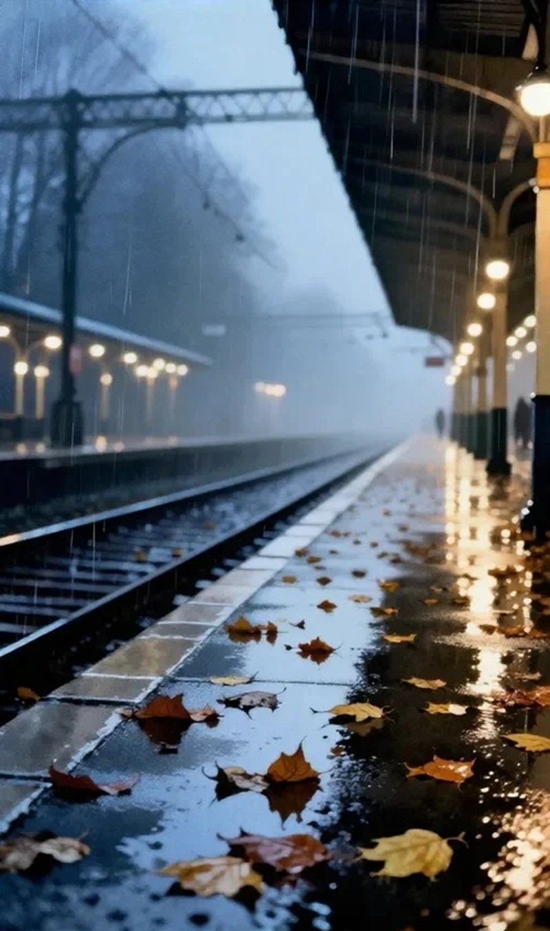 hình ảnh mưa buồn trên phố 3