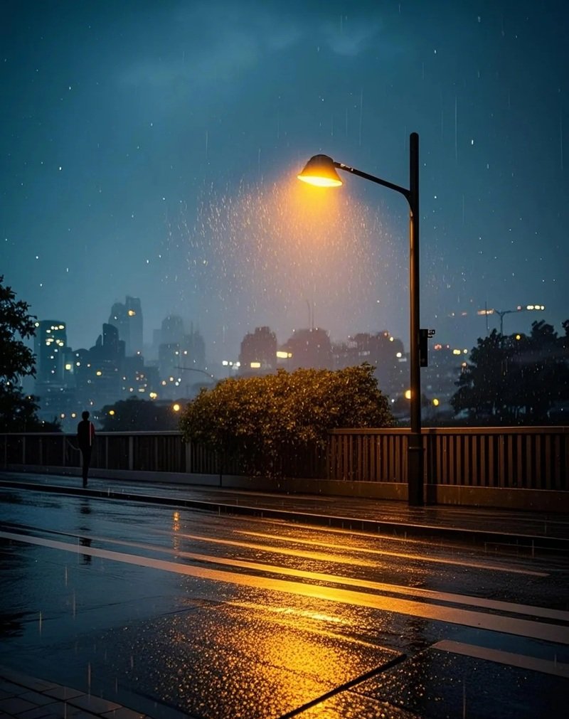 hình ảnh mưa buồn trên phố 33