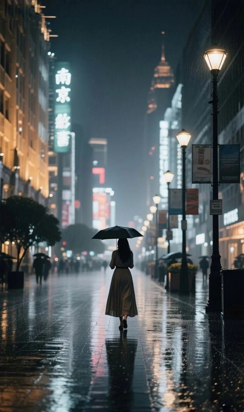 hình ảnh mưa buồn trên phố 5