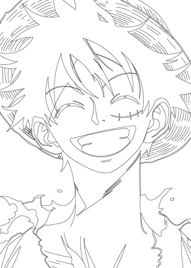 tranh tô màu anime 27